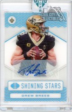 Drew Brees 2020 Panini Illusions Shining Stars Autograph Card #SS8 3/10