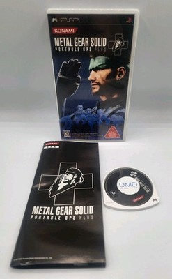 Metal Gear Solid Portable Ops+ (PSP) Japanese Import - CIB - US Seller