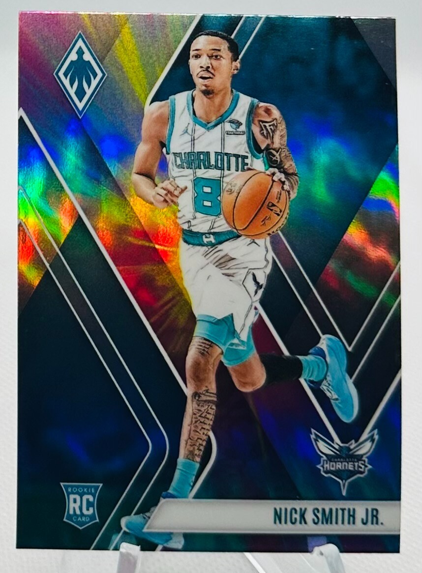 2023-24 Panini Phoenix Color Burst SP Nick Smith Jr. Hornets Rc #255