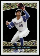 2021 Topps Chrome Black Gold #BGC-29 Cristian Pache RC Rookie Card Braves 💎⚾💎