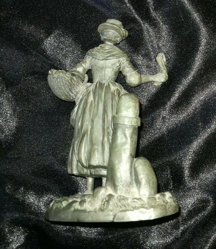 FRANKLIN MINT FINE PEWTER JP 1976 THE LAVENDER CRIES OF LONDON SERIES 2/2 - Bild 6 von 6