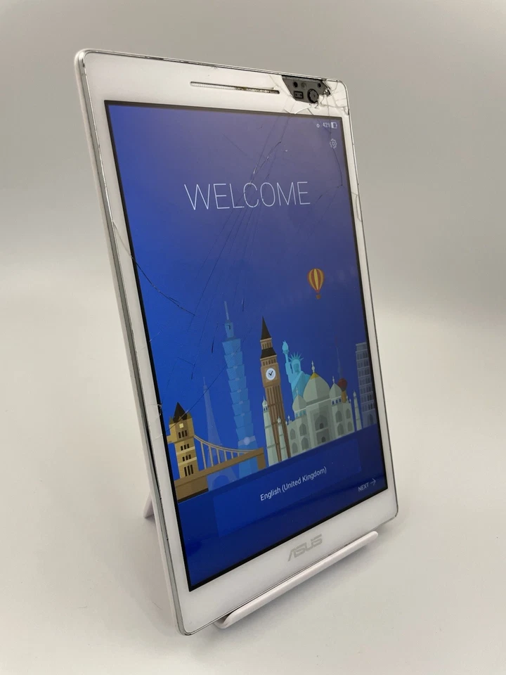 Asus Zenpad 8.0 Z380M P00A Pink Wi-Fi 8GB 5MP 1GB Ram Android Tablet Cracked - Image 4 of 4