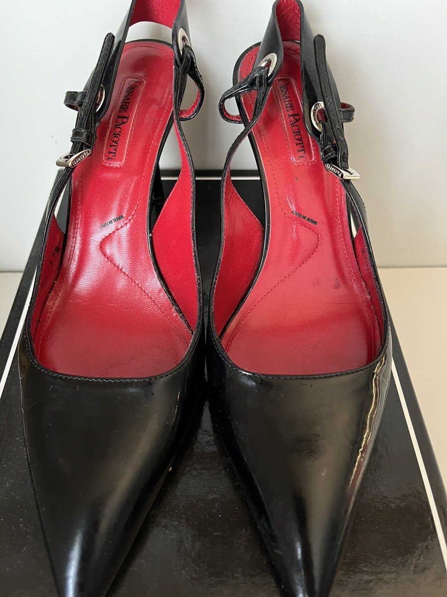 CESARE PACIOTTI taille IT EU 37,5 talons 8,7cm Noires Cuir CESARE PACIOTTI taille IT EU 37,5 talons 8,7cm Noires Cuir