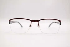 Inface if 8309-699 Copper Gray Half-Frame Glasses Eyeglasses New