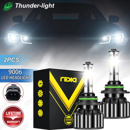 4-Sides Combo 9006 HB4 LED Headlight Bulbs High/Low Beam Super Bright White Kit - 第 1/10 張圖片