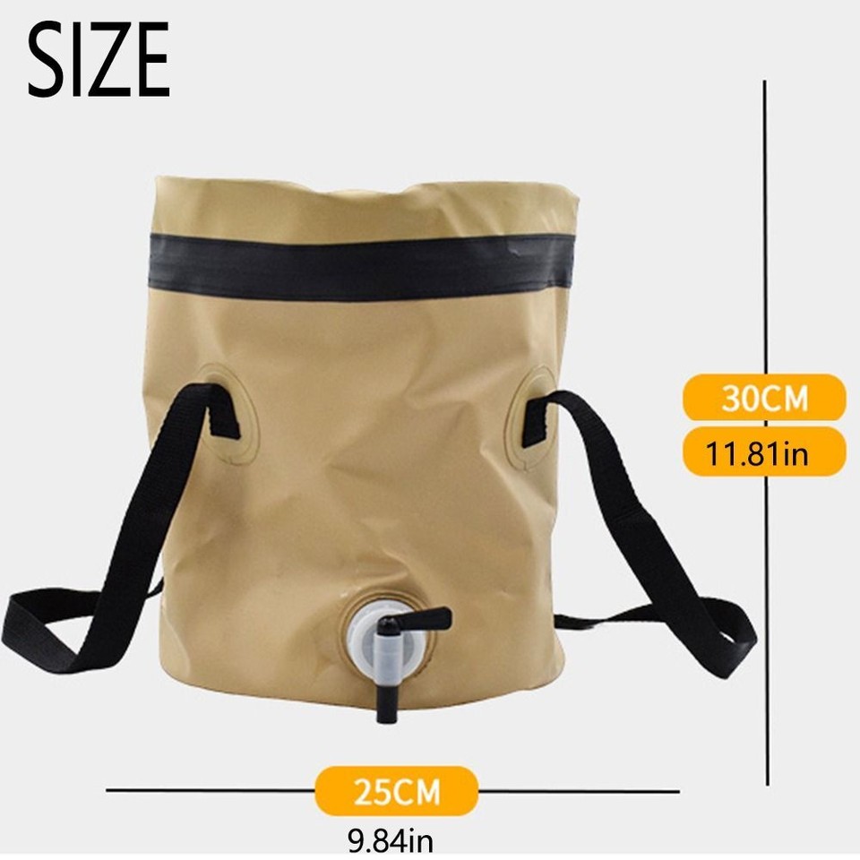 Leakproof Collapsible Water Container PVC Fishing Bucket Travel eBay