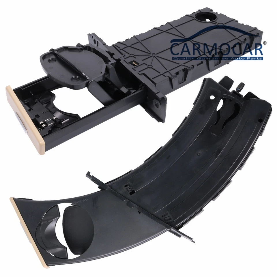 Juego portavasos delantero beige para BMW 325i 330i 335i 328i M3 izquierda y derecha  Foto 3 de 4