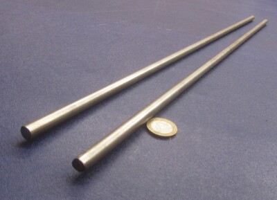 304 Stainless Steel Round Rod (.375'')  3/8'' Dia. x 2 Foot Long, 2 Pcs, 4 Ft Tot.
