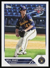 2023 Topps Pro Debut Will Rudy #PD-150 BASEBALL ACL Brewers