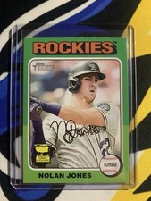 Nolan Jones 2024 Topps Heritage #315 Rookie Gold Cup Base Rockies