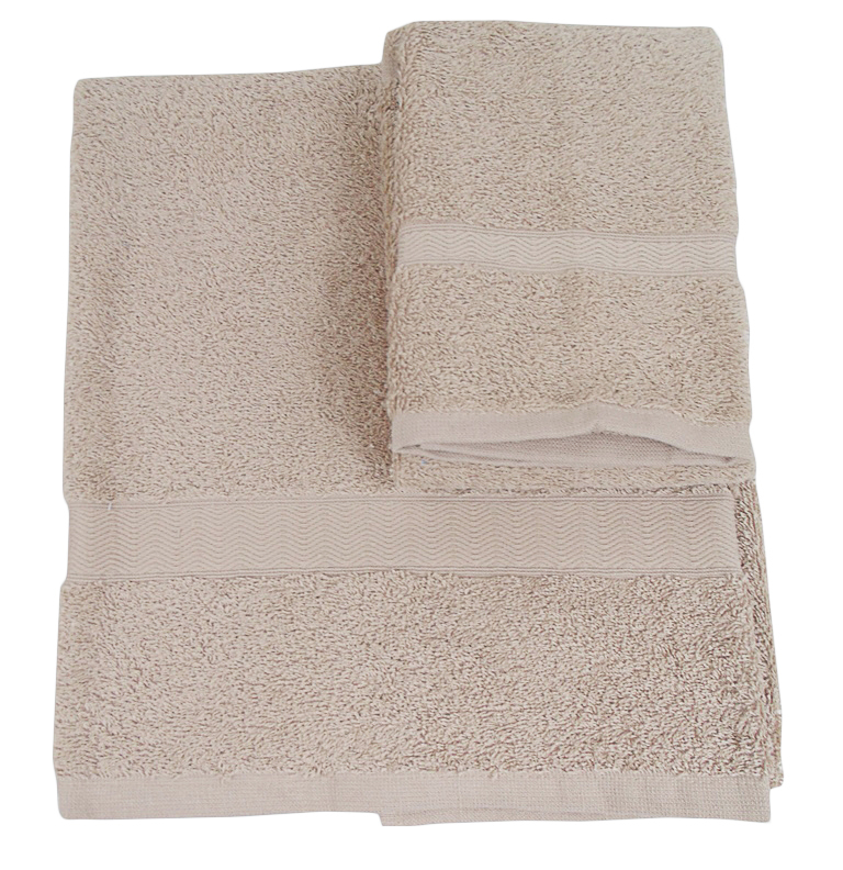 Gabel 2-Piece Towel Set: 1 Face Towel & 1 Guest Bath Towel (100% Cotton, Pink) 11 thumbnail image