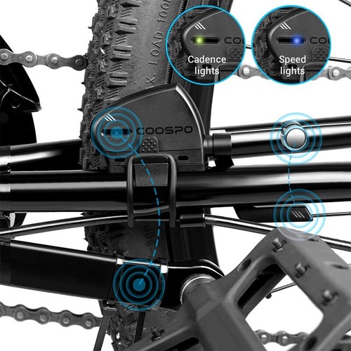 CooSpo Bicycle Speed And Cadence Dual Sensor Bluetooth ANT+ Wireless Waterproof - Picture 4 of 7