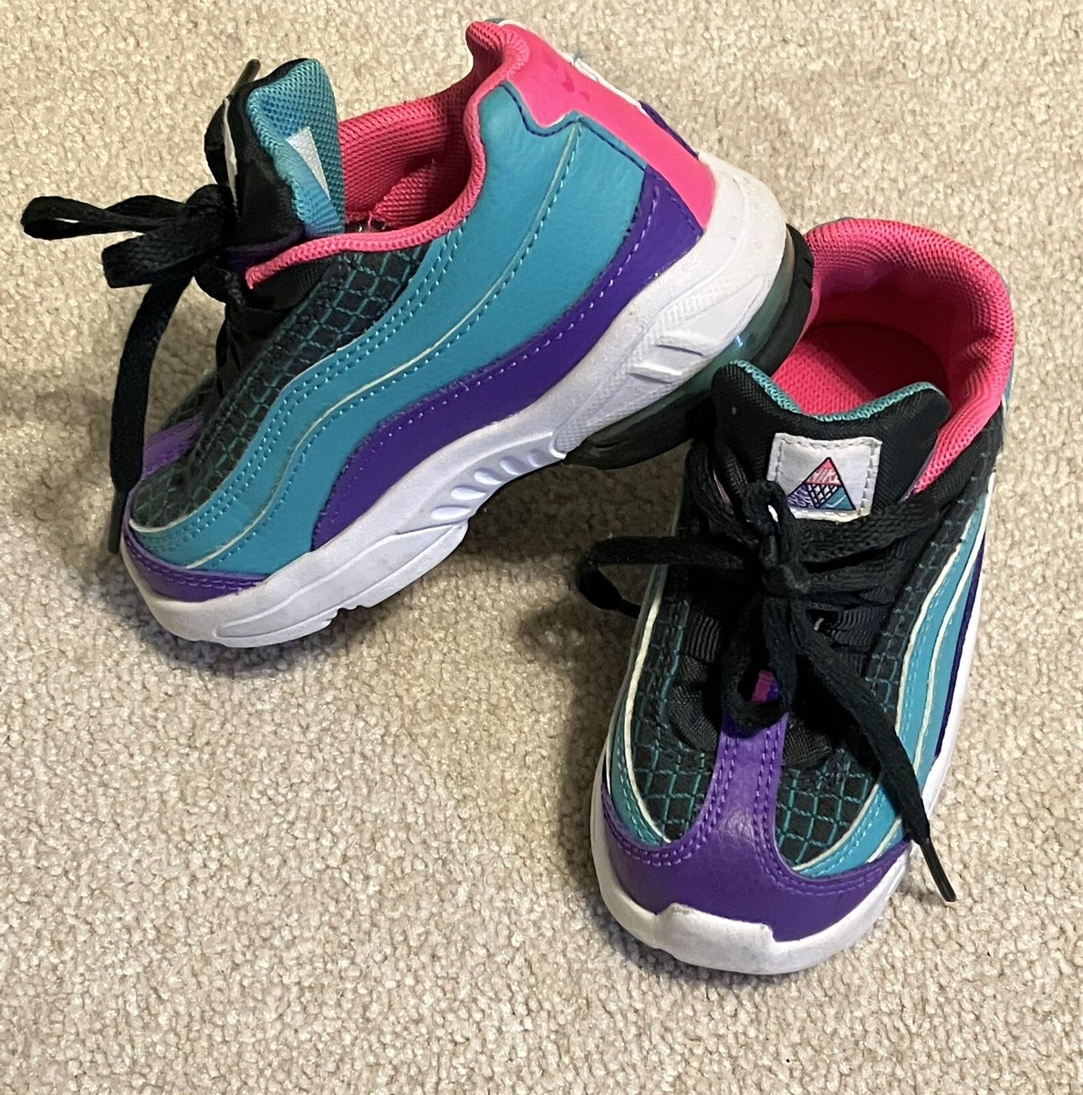 Nike Air Max 95 Purple Pink Black Toddler 6C Children's Tennis Shoes  Sneakers