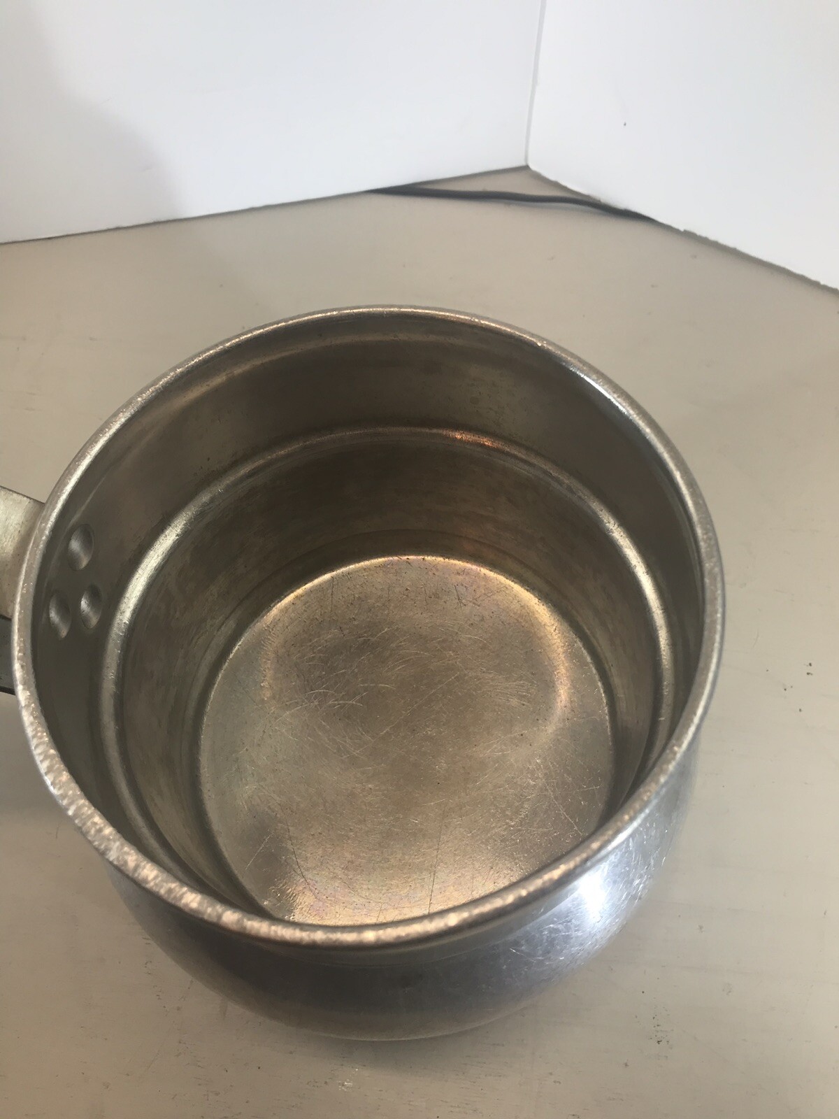 Vintage Mirro Aluminum Double Boiler 472M 2 Quart Falak Tayyeb