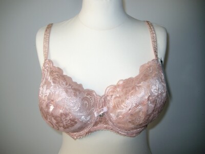 BH mit Spitze mit Bügel von GOSSARD Gypsy in caramel Gr.80 E  NEUWARE