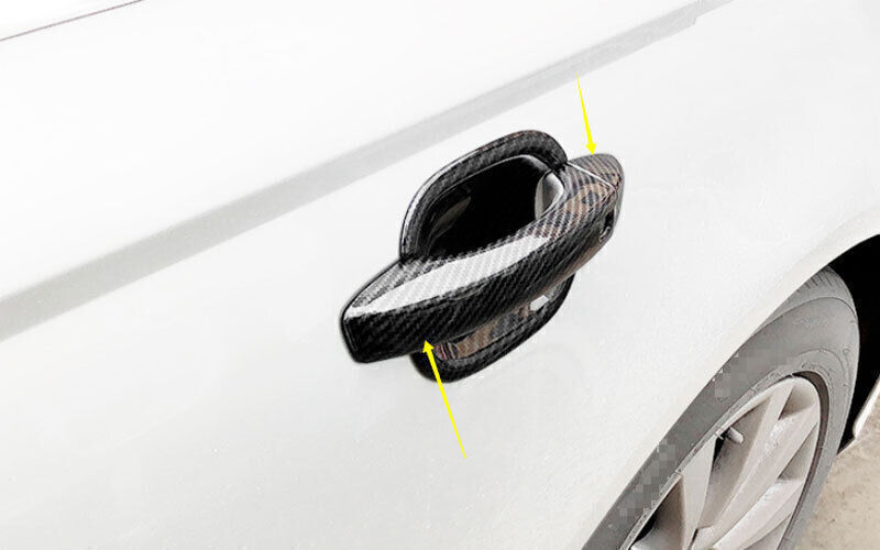 For Audi A6 S6 2012-2018 Carbon Fiber Exterior Side Door Handle