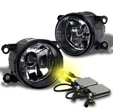 12-15 Honda Pilot Front Bumper Driving Fog Lights Lamps Chrome W3000k Hidbezel