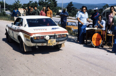 Ove Andersson Claes Billstam Toyota Celica RA21 1976 WRC Rally Racing Old Photo
