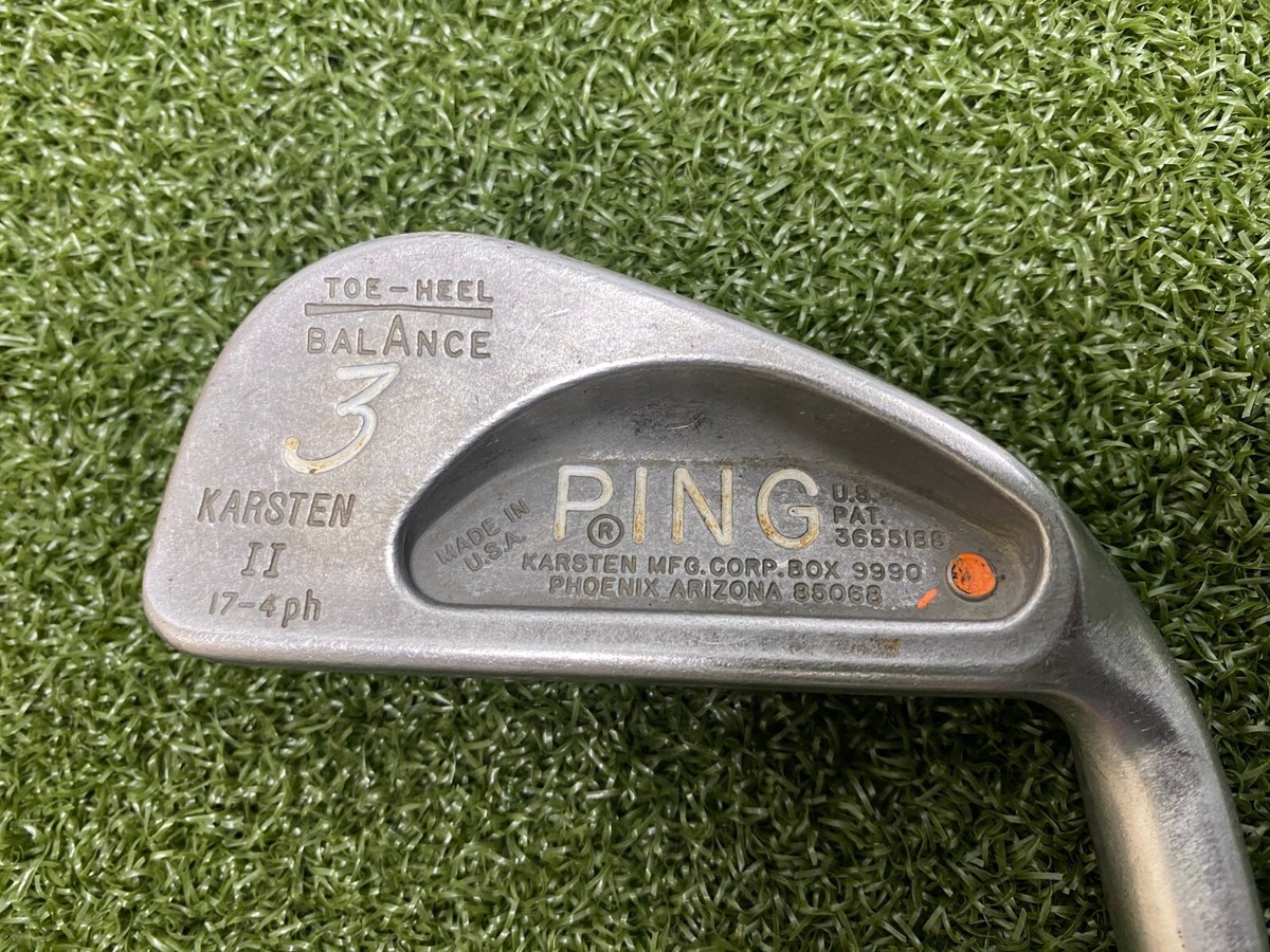 Ping Karsten II Toe Heel Orange Dot 3 Iron / RH / Stiff Steel