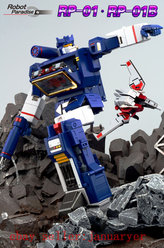 New Fanstoys Rp01 Rp-01 Acoustic Wave And Rumble Transforming