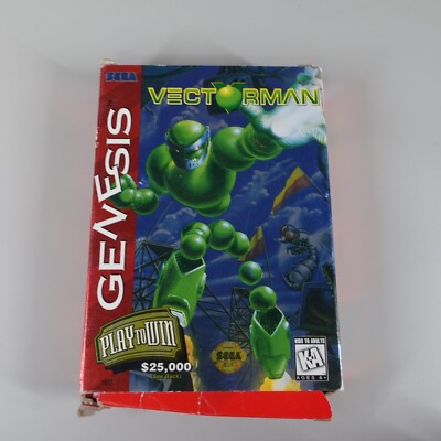Vectorman 1 (Sega Genesis) Complete In Box NEAR MINT Shape 10086015775 ...