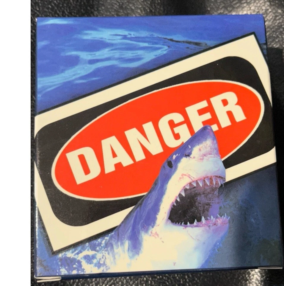 Great white shark 1 ounce silver proof coin - image 2 of 4