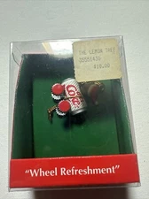 Vintage Coca Cola Christmas Ornament "WHEEL REFRESHMENT" Diet Coke 