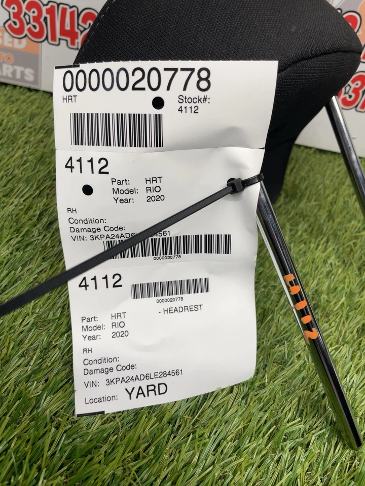 ✅ 2020 KIA RIO Right Headrest OEM - Image 3 of 3