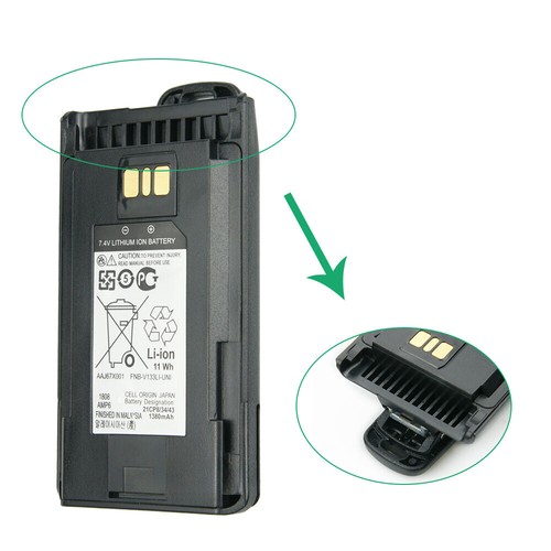 10PC 1300mAh Zamienny akumulator litowo-jonowy BL1301 do radia HYT TC-508 TC518 TC580 - Zdjęcie 8 z 9