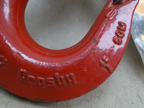 Crosby Hoist Hook 3 Ton , s-3316, s-3319, s-3322, s-319, s-320, s-322 series - Picture 2 of 8