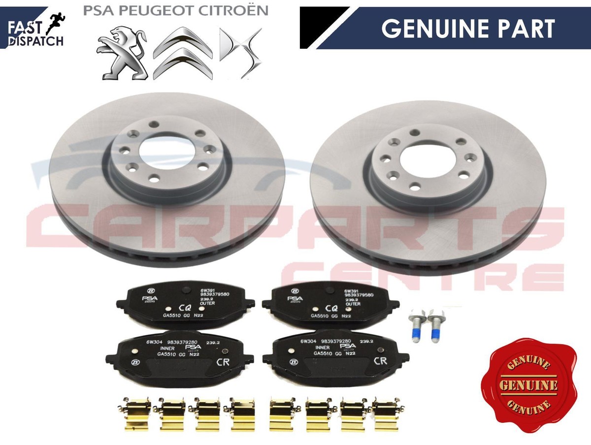 E-Approved Front Brake Discs & Pads Kit For Citroen C5 2.0 2.2 HDi 2001-2008 – Check Your Size
