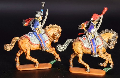 Painted French 4nd Hussars full set Napoleonic Wargames collection miniature - Picture 3 of 15