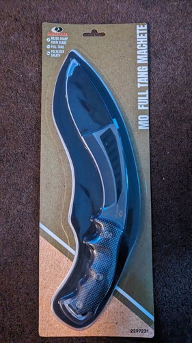 Mossy Oak 13 1/2” long Mo Full Tang Machete W/ Sheath *NEW* 2297231