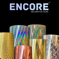Encore® Holographic "Oil-Slick" Adhesive Vinyl for Decals/Stickers/Printing