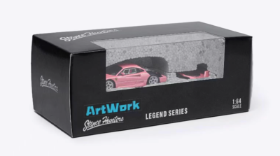 SH 1:64 Pink F40 LM Super Racing Sports Model Diecast Metal