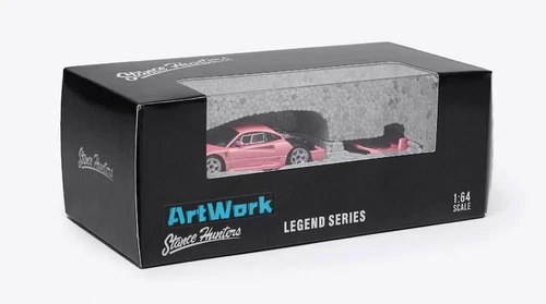 SH 1:64 Pink F40 LM Super Racing Sports Model Diecast Metal Car - Picture 19 of 19