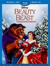 Disney Beauty and The Beast The Enchanted Christmas Blu-ray DVD..NO Digital Copy