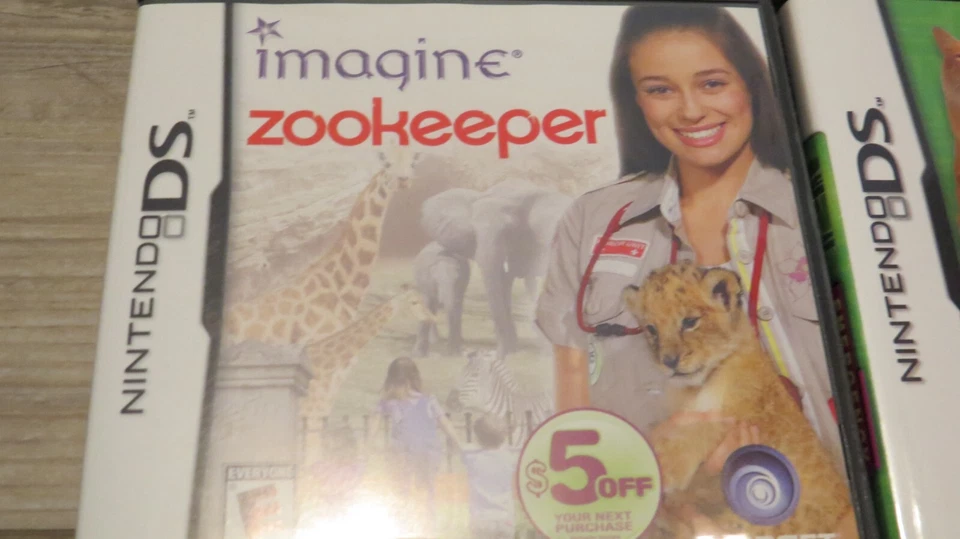 Nintendo DS Lote 4 Juegos Club Penguin, Zookeeper, Happy Feet, Veteranos de Emergencia Foto 4 de 4