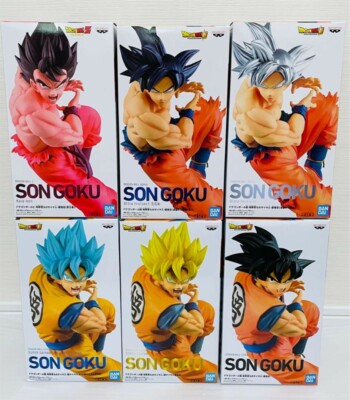 Dragon Ball Super Son Goku 6 Figure Complete Set Earth-raised Saiyan Bandai