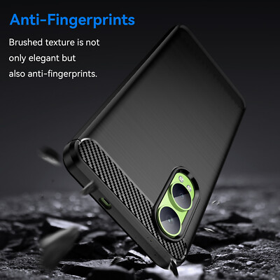 For OnePlus Nord CE4 Lite, Luxury Slim Classic Brushed Rubber Soft Cover Case