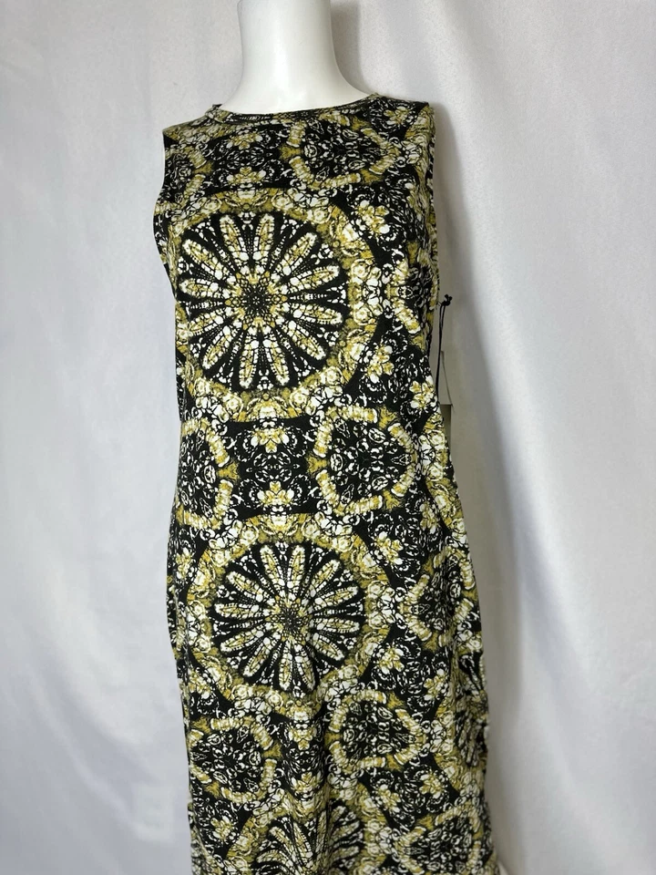 Nuevo con etiquetas Maxi Vestido Vans Algodón Columna Batik con abertura lateral - Talla grande Foto 3 de 3