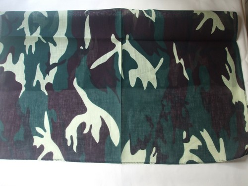 Bandana Camuflaje Verde Nueva - Imagen 2 de 2