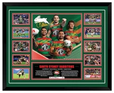 South Sydney Rabbitohs NRL Superstars Signed Framed Memorabilia