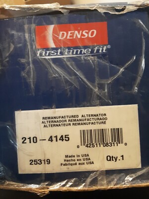 Denso 210-4145 Remanufactured Denso First Time Fit Alternator