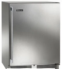 Perlick 24" ADA Beverage Center HA24BB41R Solid Stainless Door Right Hinge