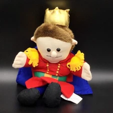 Constructive Playthings CP Toys Crown Prince Hand Puppet Pretend Play Plush King
