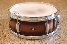Slingerland 5.5x14" 3ply Snare Drum 6 Lug COB Hoops Vintage 1960's Red Gold Duco