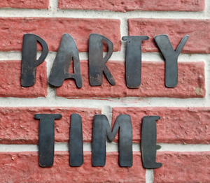 Metal Letters Numbers Sign Word 4 Inch Tall Home Garden Kids Room Shop Cafe Bar Ebay