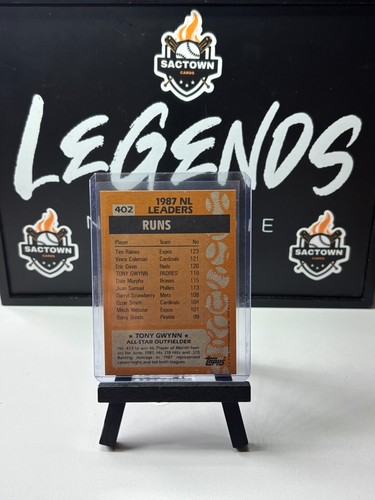 1988 Topps - All Star Tony Gwynn #402 - Bild 2 von 2