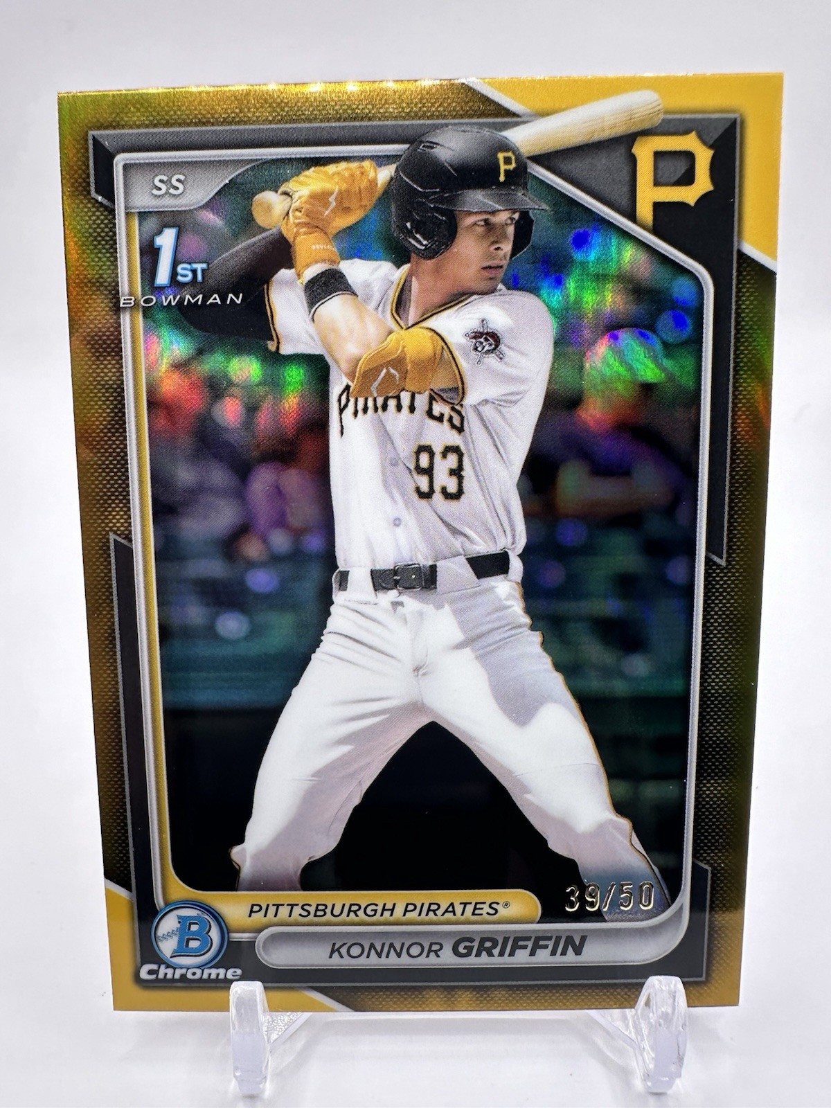 2024 Bowman Draft Chrome 1st Konnor Griffin Gold Refractor /50